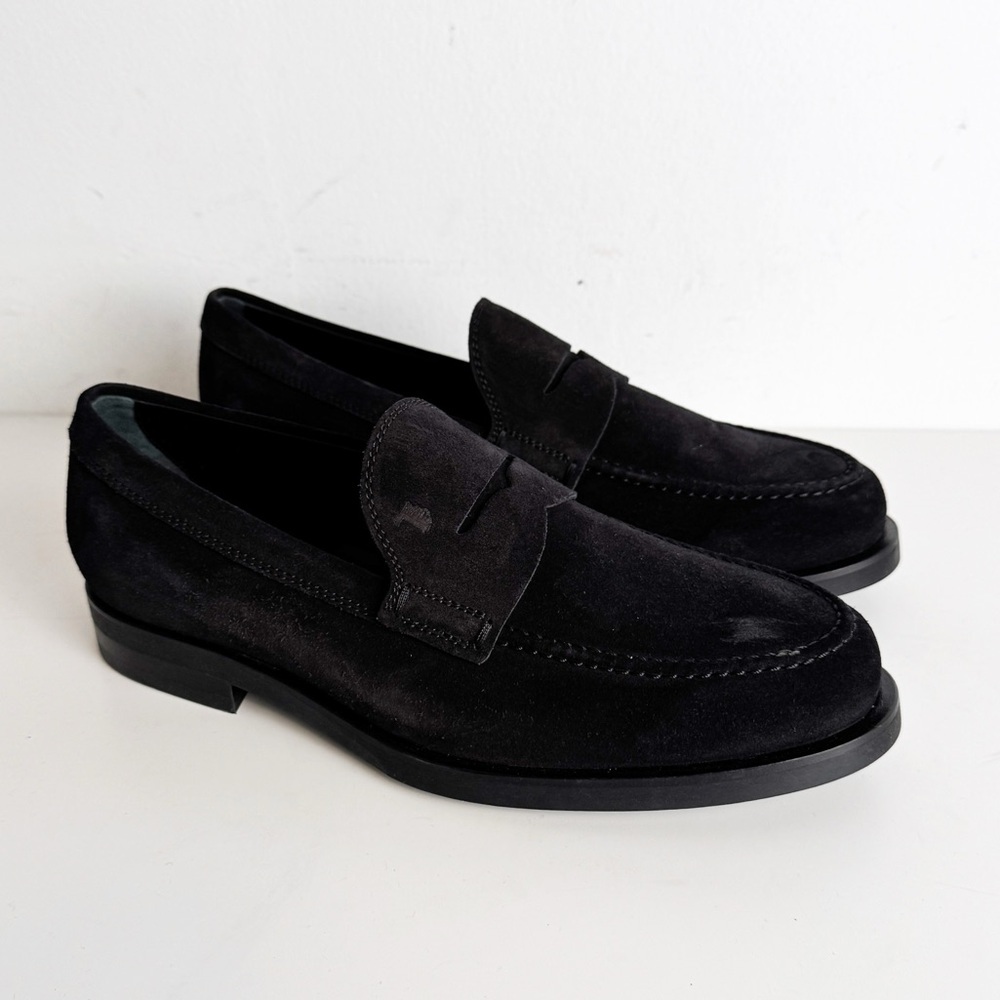 Tod’s black suede loafers size 6